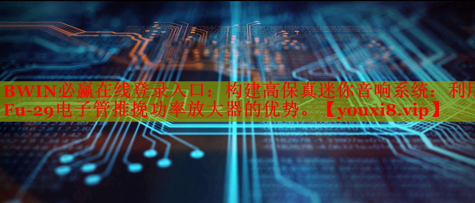 BWIN必赢在线登录入口：构建高保真迷你音响系统：利用Fu-29电子管推挽功率放大器的优势。